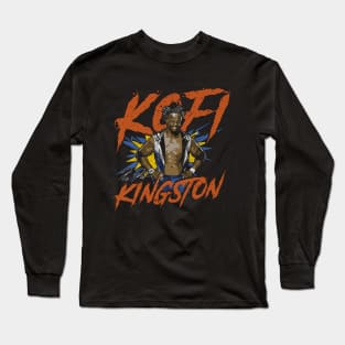 Kofi Kingston Pose Long Sleeve T-Shirt